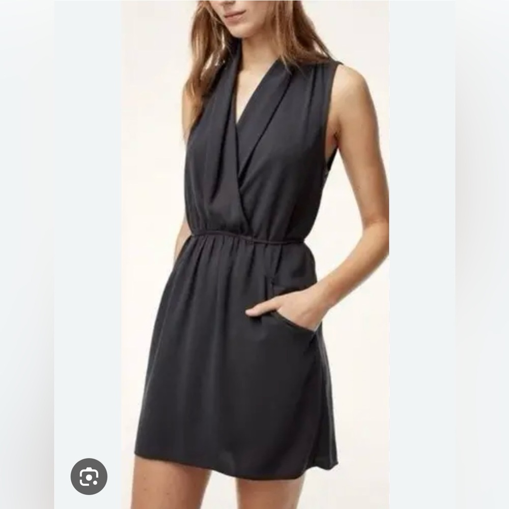 Wilfred charcoal sleeveless dress